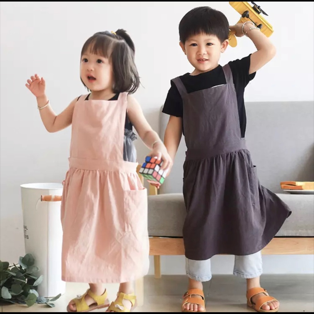 Children’s Apron+ Pinafore+Cooking+Baking+